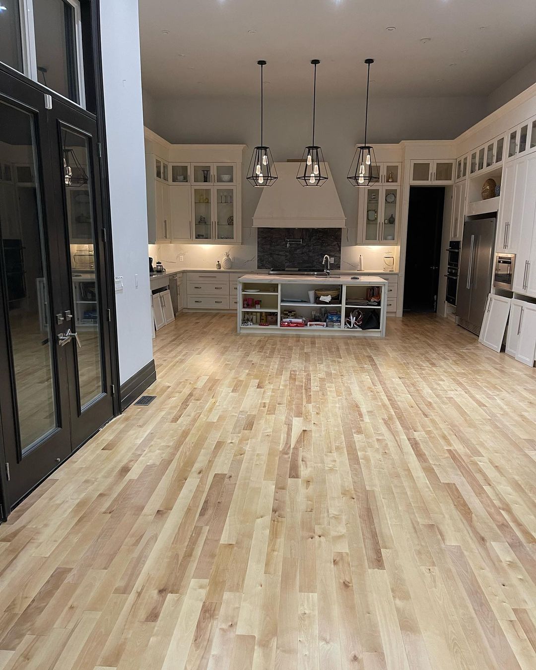 Installation of engineered flooring for a luxury home