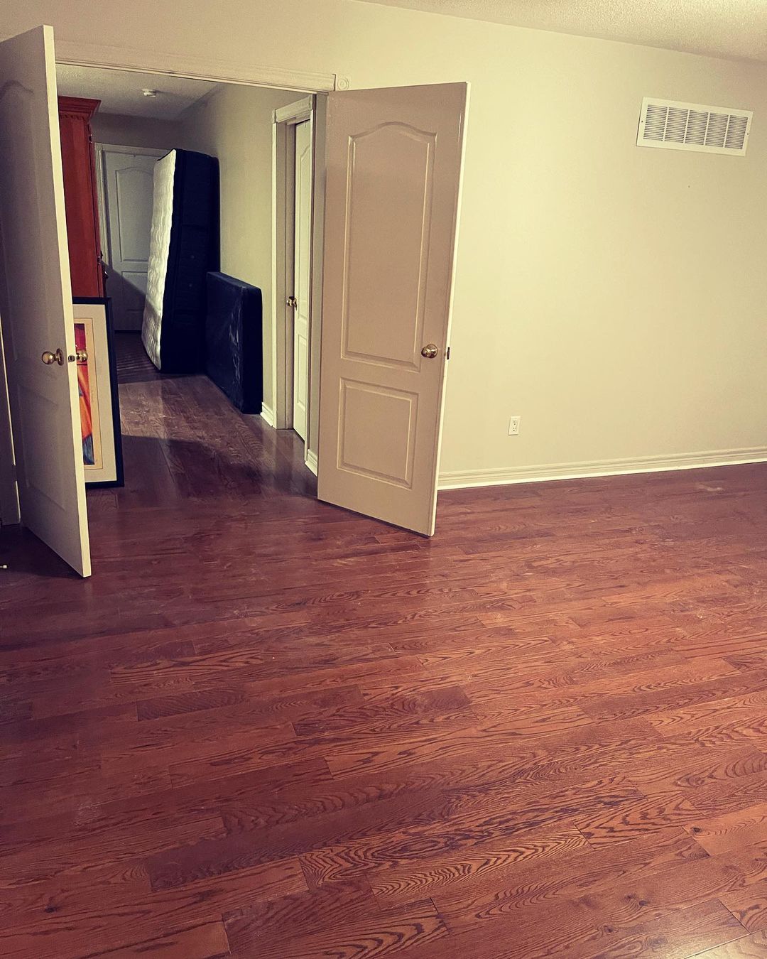 Removal of carpet and installation of solid flooring