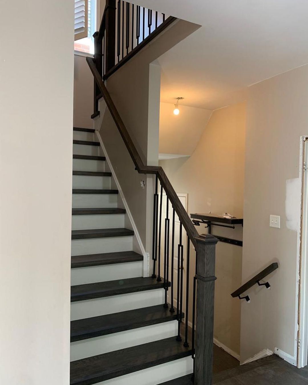 Renovation of wooden flooring and stair railings
