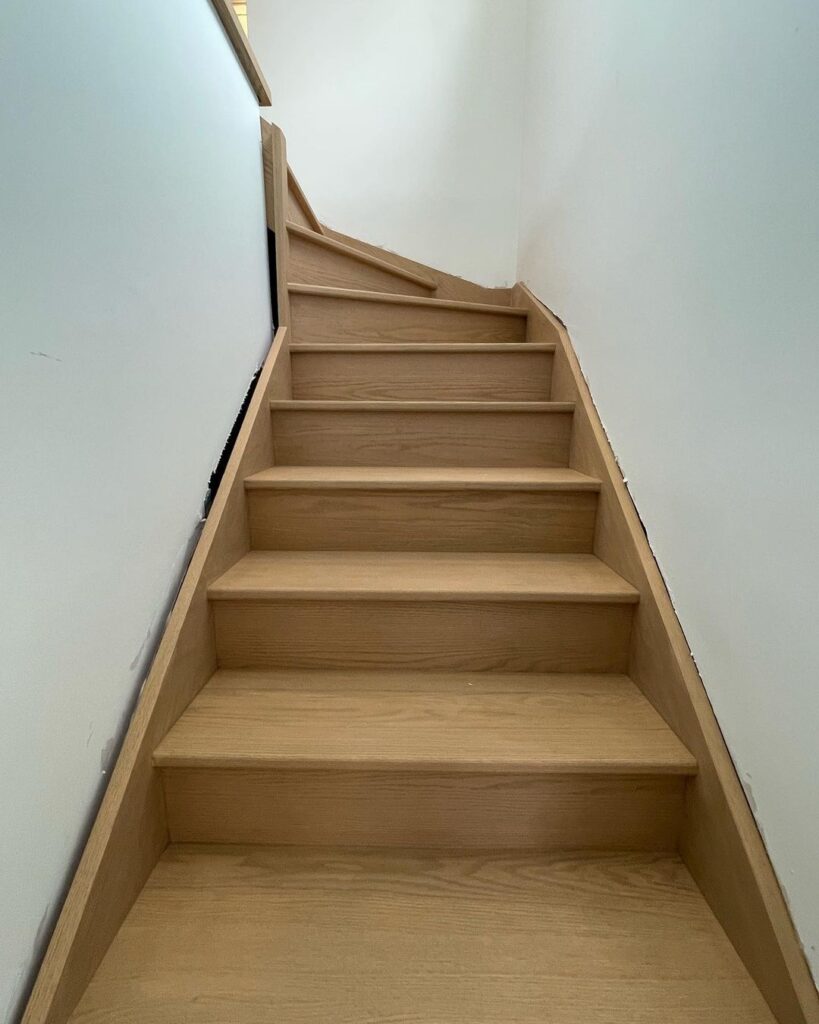 flooring of spiral stair