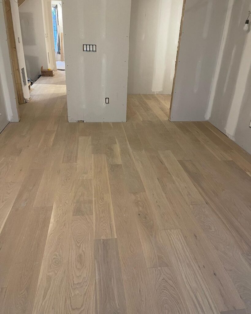 Engineered wood flooring repair for rooms