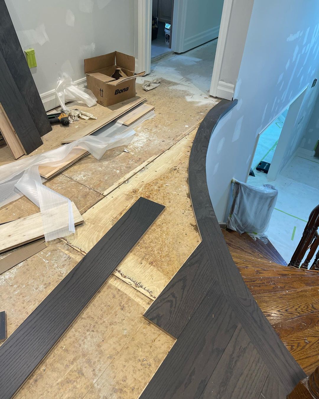 Restoration of hardwood flooring with a special cut