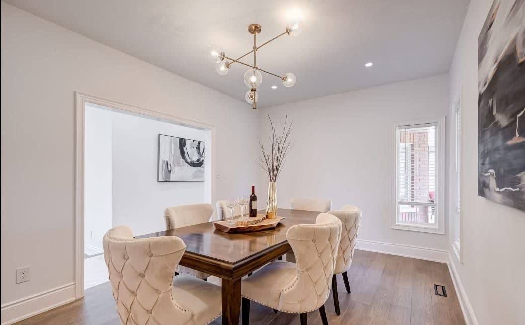 Wooden floor of the luxury house